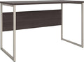 Bush Business Furniture Office Table with Open Metal Leg Design and Privacy Panel | Hybrid Large Computer Desk for Home Office | 48W x 24D