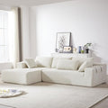 2026 New 108 L Shaped Sectional Sofa Couch Chenille Boneless Couch Deep Seat Sectional Modular Couch for Living Room No Assembly Required