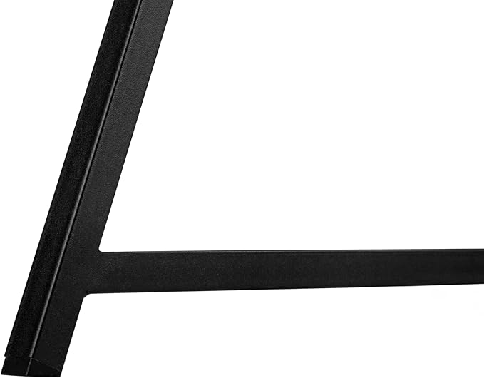 Monarch Specialties I 7549 Computer Desk Home Office Laptop Storage Shelves 48 L Work Metal Laminate White Marble Look Black Contemporary Modern