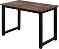 110cm Computer Desk Computer Workstation Home Office Writing Desk Computer Laptop Desk  Wooden Desk for Home Office Small Space Computer Home Office Desk (Retro Color 43.3L x 23.6W x 29.5H)