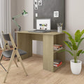 Office DeskIndustrial Gaming TableSmall Standing Deskfor Small SpaceHome Office TableSimple StyleDesk Sonoma Oak 43.3x23.6x28.7 Chipboard