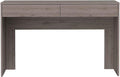 Light Gray 2-Drawer Writing Desk - Modern Home Office Computer Desk