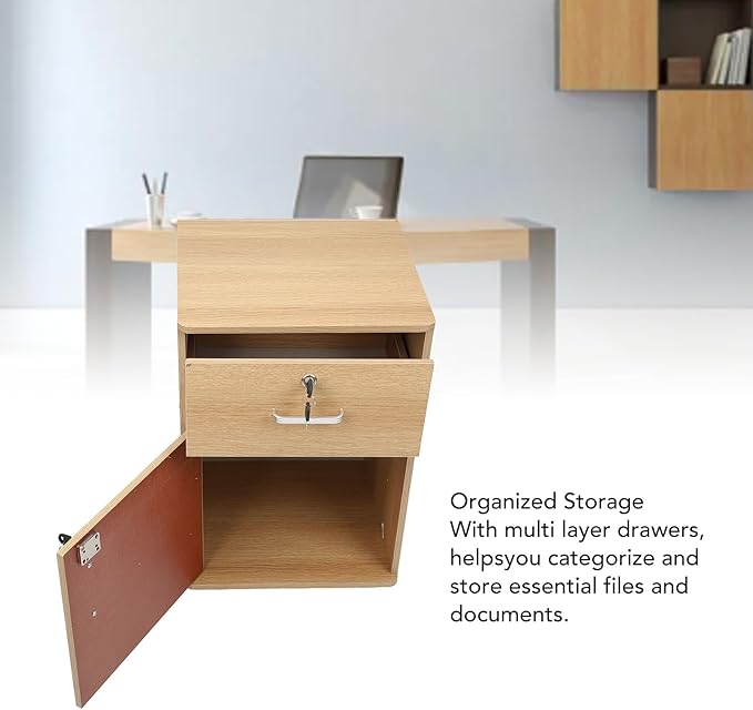 Asixxsix Lockable 2 Drawer Mobile File Cabinet with Lock Under Desk Metal Filing Cabinet for Legal Letter A4 File Mobile File Cabinet with Wheels for Home Office Stylish Modern Design