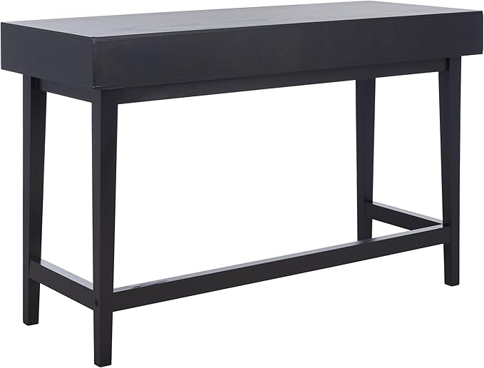 SAFAVIEH Home Collection Hawthorn Black 3-Drawer Desk