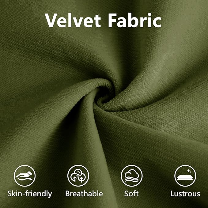 KEIKI 166 L-Shaped Oversized Velvet Modular Sectional Sofa with 1 Ottoman High-Density Foam Cushions and Bolstered Armrests Upholstered 4-Seater Cloud Couch with 6 Pillow for Living Room Green