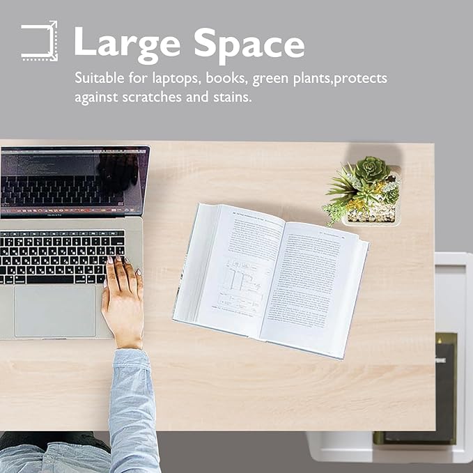 BestOffice Computer DeskHome Office Desk Modern Simple Style for Home Office Study Writing (Nature 32 Inch)