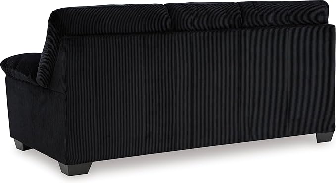 Signature Design by Ashley SimpleJoy Modern Sofa for Living Room Black