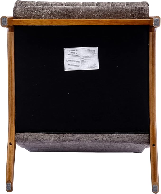 Wood Frame Armchair Modern Accent Chair Lounge Chair for Living Room