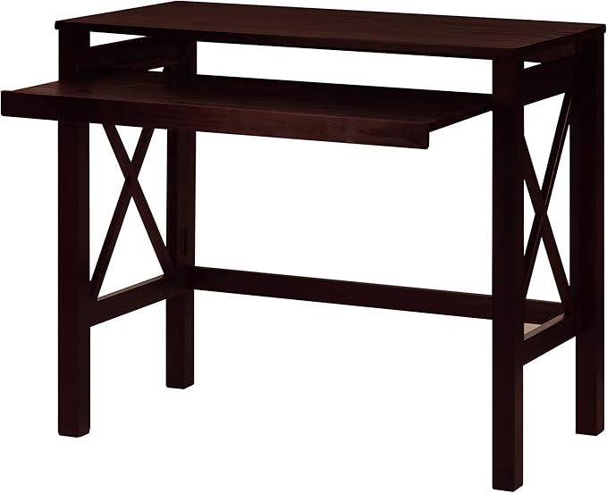 Montego Folding Desk with Pull-Out-Espresso