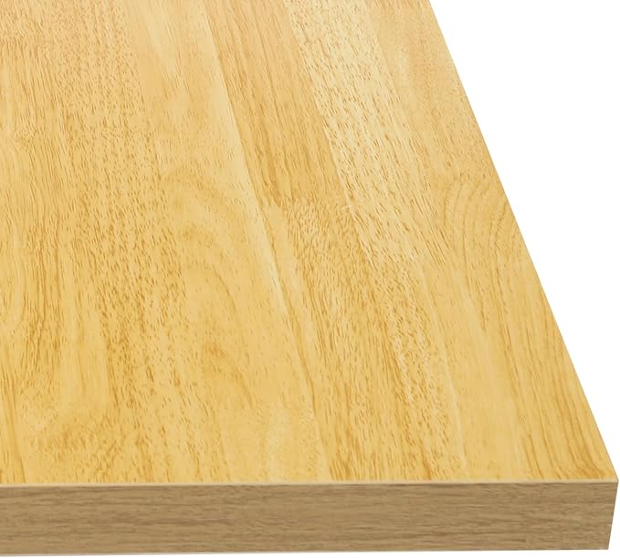 Universal Tabletop29.52x 29.52in Adjustable Rectangular Standard Countertop Solid One-Plece Table Top Double Desks Wood DIY Countertop for HomeOfficeLiving Rooms (29.52 * 29.52in)