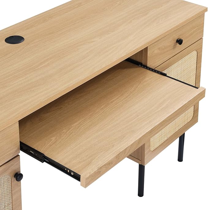 Modway EEI-6199-OAK Chaucer Office Desk Oak