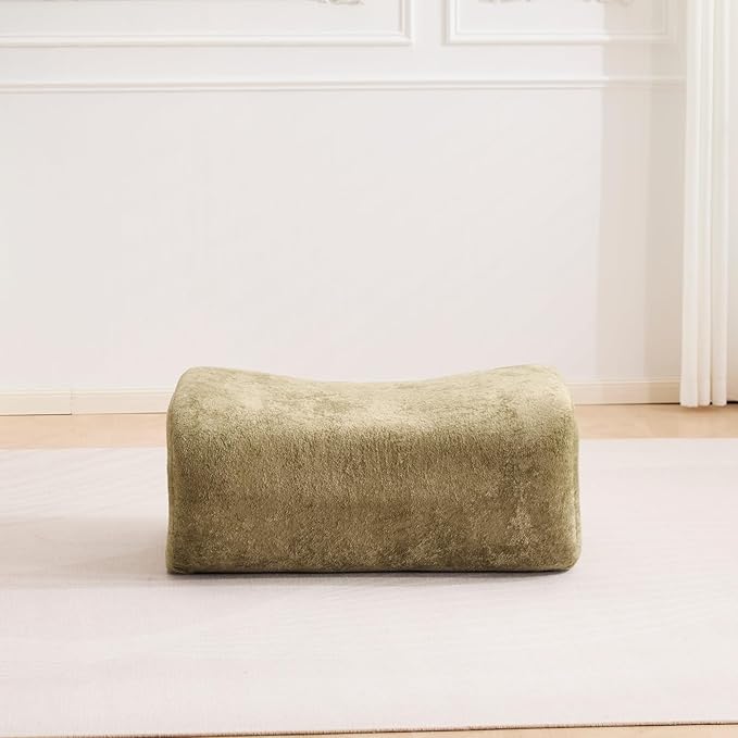 36.2 Boneless Couches for Living Room Set Cloud Modular Sectional Sofa in a Box Memory Foam Modern Couch Comfy Compressed Sofas No Assembly Ottoman Light Green