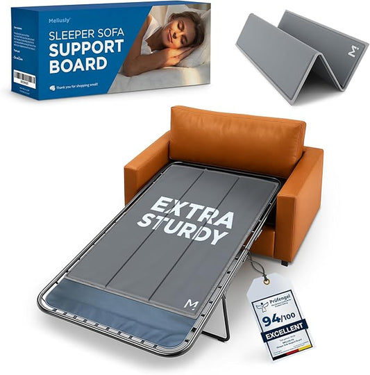 Meliusly Heavy Duty Sleeper Sofa Support Board (36x48 - Twin Size) Reinforced Wood Sofa Bed Support Pull Out Couch Mattress Board Sleeper Bar Shield SleeperSaver