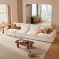 Cloud Couch Sectional Oversized Modular Sofa with 35'' Deep Seat Boneless Couch Comfy Sofa Stain-Resistant White Sectional Couches for Living Room Apartment 4 Seater