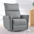 cinkehome Swivel Rocker Recliner Glider Rocker Recliner Chair for Nursery Overstuffed Manual Reclining Chair for Small Spaces Living Room