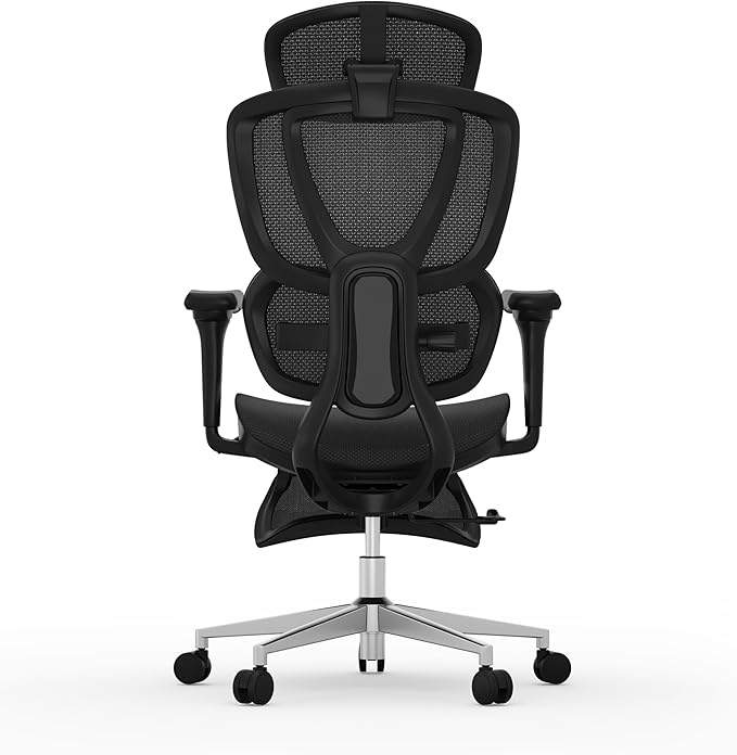 FLEXISPOT Sentinel Ergonomic Office Chair with Dual-Wing Adaptive Lumbar 3D Armrests 3-Position Recline up to 120° Height-Adjustable Backrest Premium Mesh Computer Desk Chair for Home &amp Office
