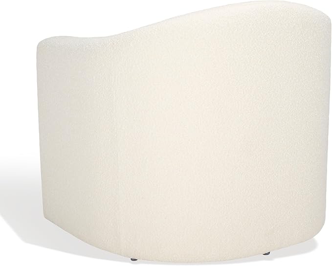 SAFAVIEH Couture Collection Laylette Ivory Boucle Accent Chair (Fully Assembled)