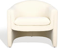 SAFAVIEH Couture Collection Laylette Ivory Boucle Accent Chair (Fully Assembled)