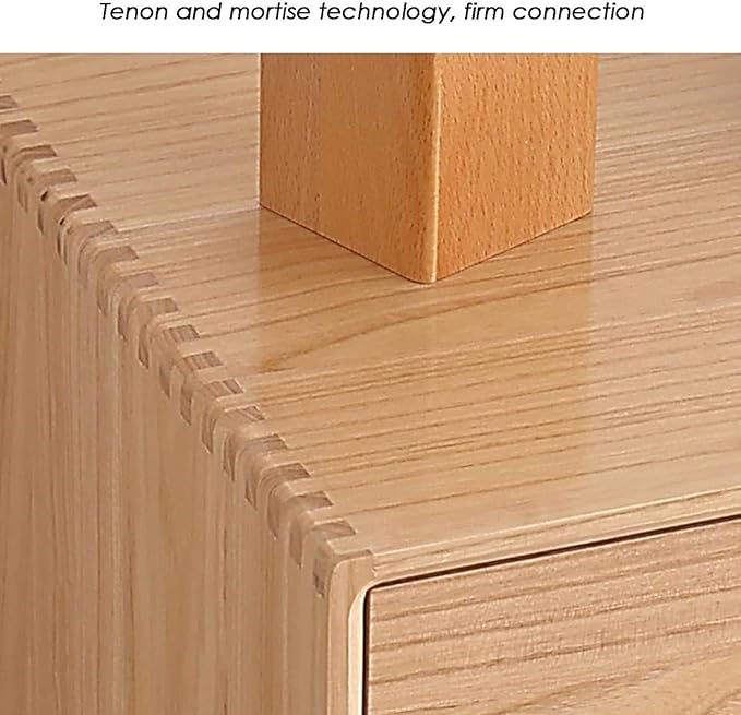 Multi-Layer Drawer Storage Box Flat File Cabinet With Lockable 1/2/3 Drawer Solid Wood A4 Treatment Storage Cabinet For Home Desktop Office(C1 drawer)