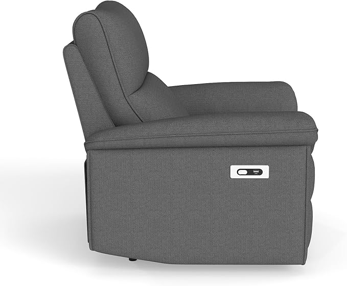 Wall Hugger Zero Wall Power Recliner Chair Electric Reclining Armchair for Small Space Living Room Comfy Bedroom Recliners for Adults Lazy Boy Style Recliner for Apartments/RV with USB PortDarkGra