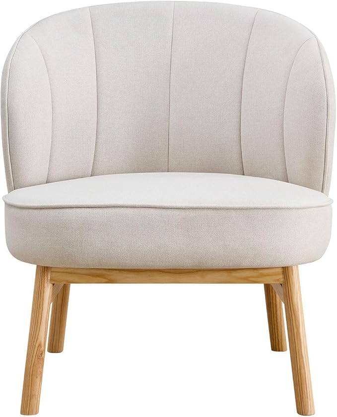 Ash Wooden e Upholstered Lounge Shell ChairModern Chair 1PC Comfor Chairs for Living RoomCoffee ShopOffice