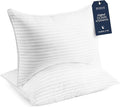 Beckham Hotel Collection Bed Pillows Standard/Queen Size Set of 2 - Original Soft Down Alternative Pillow for Sleeping - Soft Support for Back Stomach or Side Sleepers