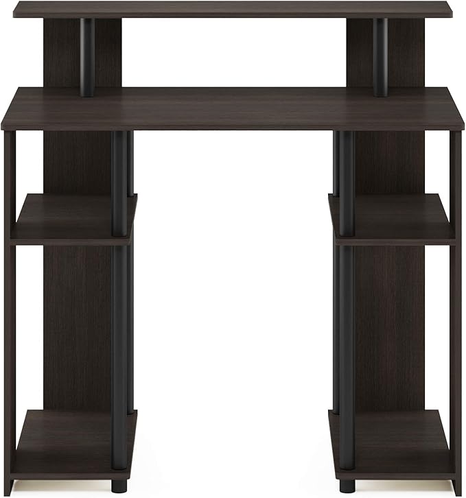 Furinno JAYA Simple Design Computer Writing Desk Walnut