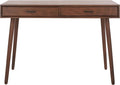 SAFAVIEH Home Collection O'Dwyer Brown 2-Drawer Computer Table Office Desk