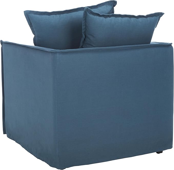 Safavieh Mercer Collection Joey Arm Chair Blue