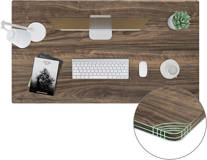 SANODESK Whole-Piece Particle Board Table Top for Standing Desk and Home Office Desk DIY 48x30x1 Inch Walnut Veneers Desk Top