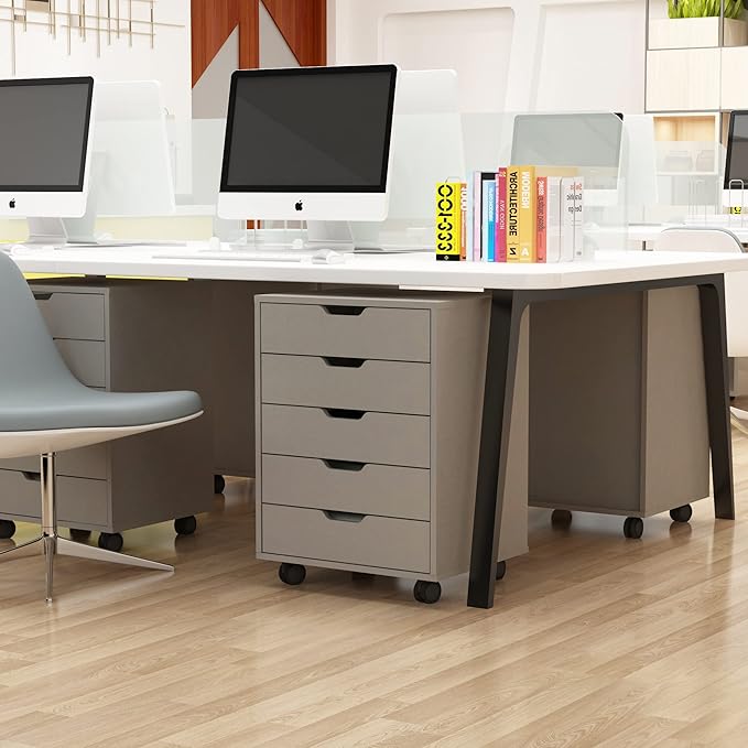 Office Pulley Movable File Cabinet Wooden Drawer Cabinet Office Storage Cabinet Low Cabinet