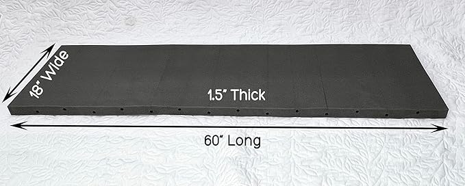 Stratiform Accordion Sofa Cushion Sag Repair | 60-Inch Long | Revive Your Couches | Adjustable High - Density Foam for Sofas Loveseats Sectional &ampChairs | Made in USA