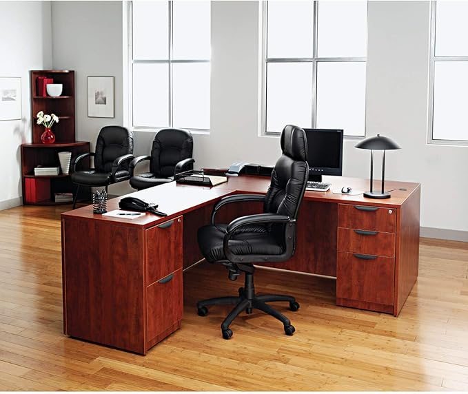 Alera Valencia Series 66 by 30 by 29-1/2-Inch Desk Shell Medium Cherry