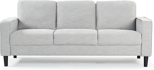 SAFAVIEH Couture Furniture Collection Felicianya Modern Light Grey 3-Seater Sofa