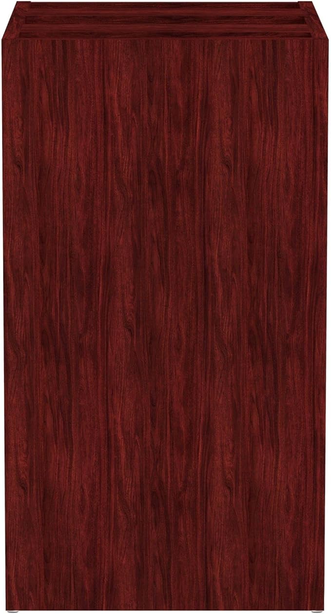 Alera Valencia Series 16 by 22 by 28-Inch 2 Box and 1 File Drawer Full Pedestal Mahogany