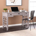 Writing Desk with Drawers - Gray Home Office Desk - 47 Wide