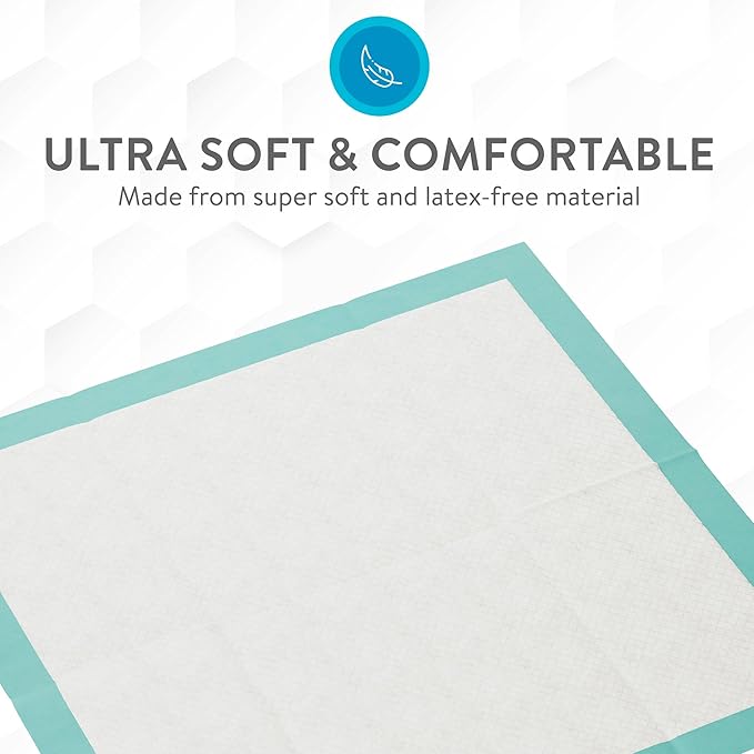 Inspire Extra Large Super Absorbent Disposable Bed Pads for Chronic Incontinence Ultra Thick and Absorbent Bed Pads Disposable Adult | Pee Pads for Adults (36 X 36 Pack of 50)