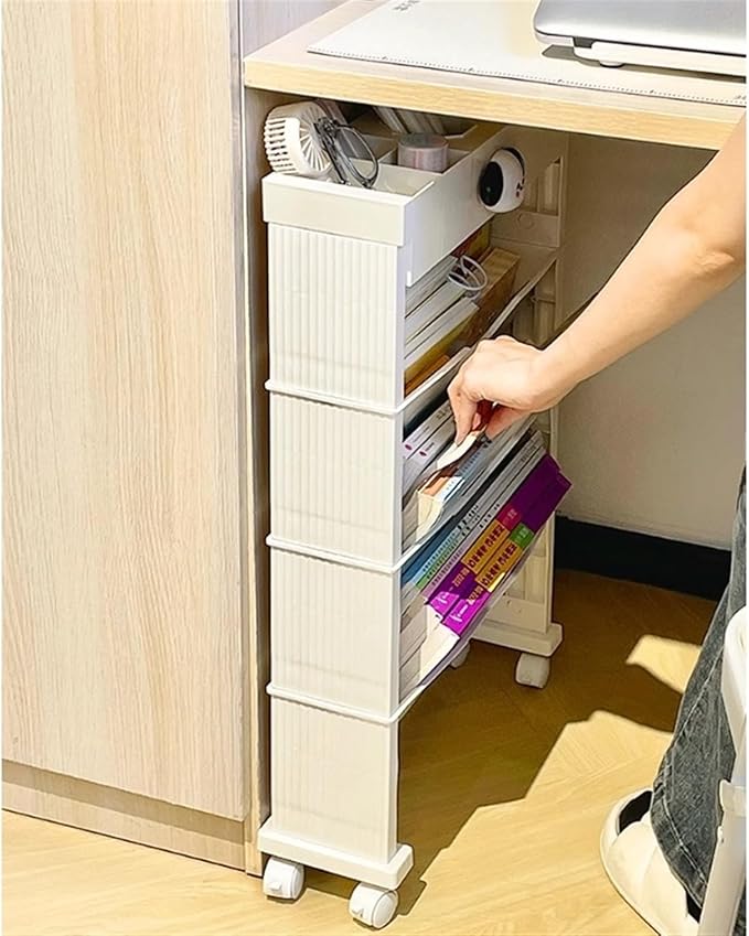 Rolling Filing Cabinet Under The Desk File Storage Shelf Floor Storage Cabinet Trolley Office Storage Simple Bookcase Mobile File Cabinets