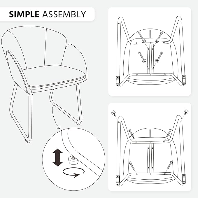 Yaheetech Modern Velvet Armchair Flower Shaped Makeup Chair Vanity Chair with Golden Metal Legs for Living Room/Makeup Room/Bedroom/Home Office/Kitchen Black