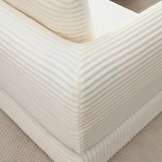 Foldable Boneless Love Seat Couches in a Box Modern Floor Foam Sleeper Sofa Bed 2-in-1 Convertible Cloud Sofa for Home Apartments Bedroom