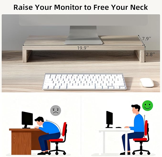 HOMBCK L Shaped Desk with Drawers and Shelves 55 Office Desk with Storage Removable Monitor Stand Reversible L Shaped Desk Corner Desk for BedroomHome Office White &amp Walnut