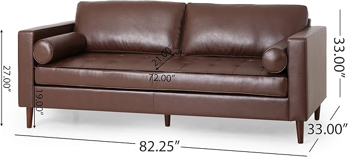 Christopher Knight Home Malinta Sofas Dark Brown + Espresso