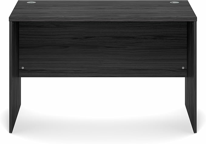 Furinno Roger Computer Desk 47 Inch Rectangular Executive Desk with Modesty Panel Home Office Desk with Thick Tabletop Desk Cord Grommet Scratchproof for Home Study Office Coastal Grey
