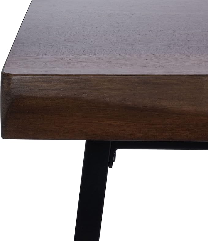 SAFAVIEH Home Collection Bernhart Walnut/Black Desk