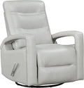 Lexicon Swivel Glider Recliner Chair Living Room Reclining Sofa Chair Home Theater Seating Manual Recliner Sofa Chair with Lever for Living Room/Office/Apartment Smoke