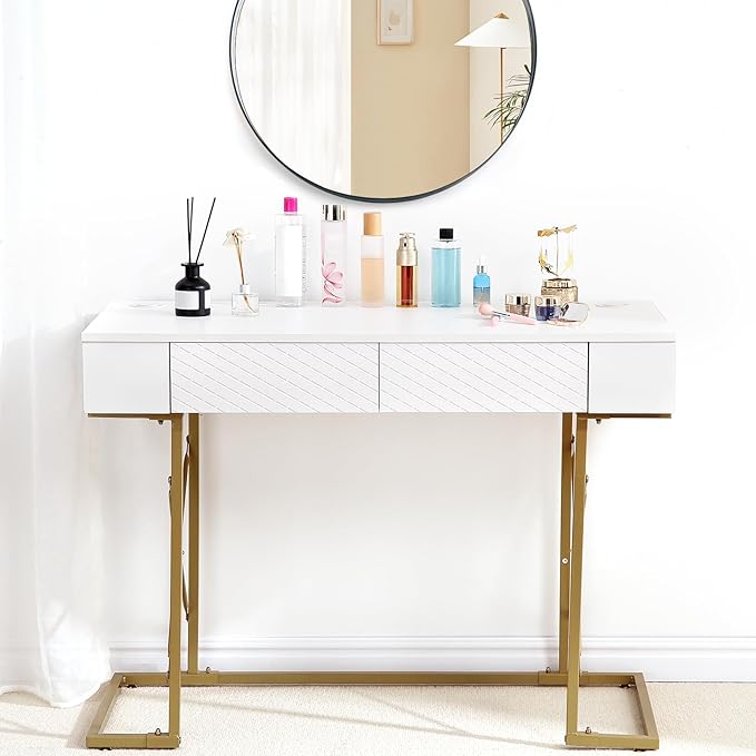 MW-White Home Office Desk