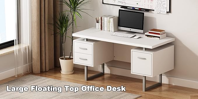 Generic 60 White Study Writing Home Office Desk