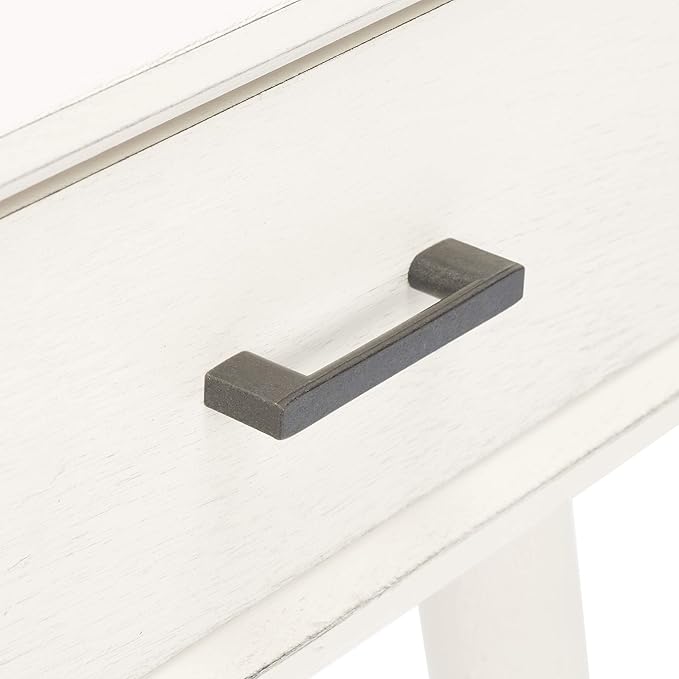 Safavieh Home Collection Remy Distressed White 1-Drawer Writing Desk
