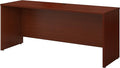 Bush Business Furniture Series C 72W x 24D Credenza Desk in Mahogany