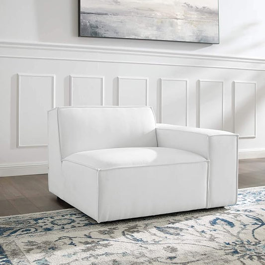 Modway EEI-3869-WHI Restore Left-Arm Sectional Sofa Chair White